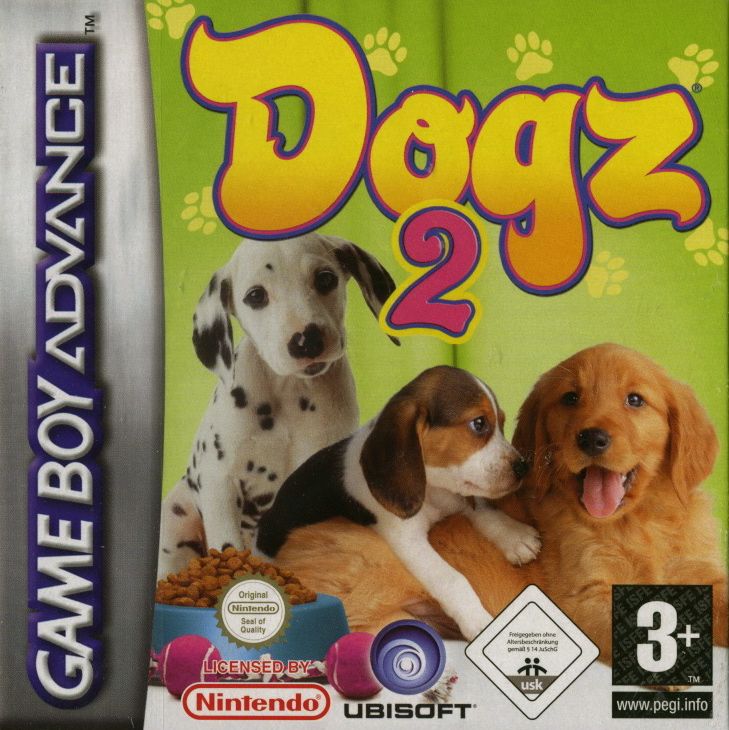 Dogz 2 box art for GameBoy Advance